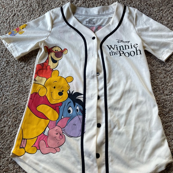 Disney Winnie the Pooh Nightgown - White with Multicolor Characters - Picture 1 of 6